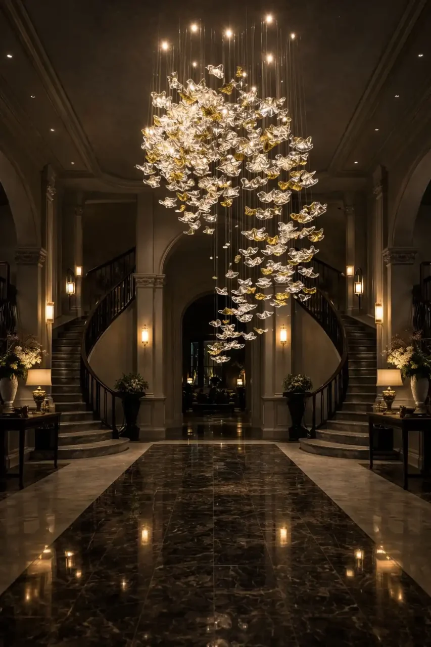 โคมไฟคริสตัล Luxury สำหรับบ้านหรู